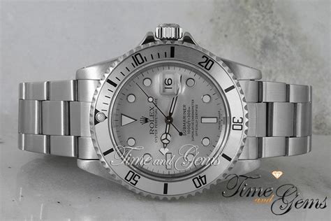 rolex silver|rolex submariner silver.